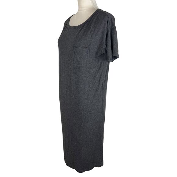 Sonnet James Scout Gray T-Shirt Play Dress Chest Pocket Short Sleeve Size XS - Picture 5 of 8